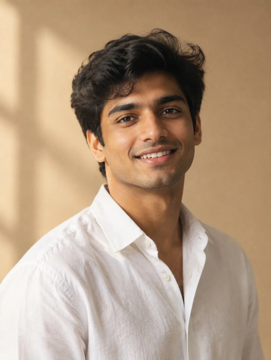 A smiling young job seeker